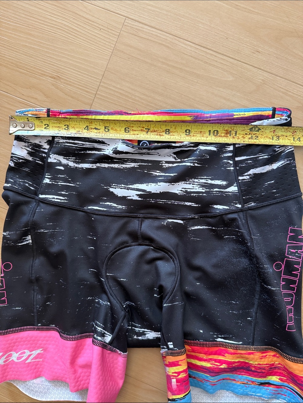 ZOOT LTD CYCLE 7" ISHORTS VIBRANT MULTI COLOR HIGH PERFORMANCE INDOOR OUTDOOR LG - Picture 5 of 12